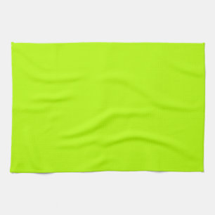 Paño De Cocina Fluorescente Lime Green Neon Yellow Personalizado