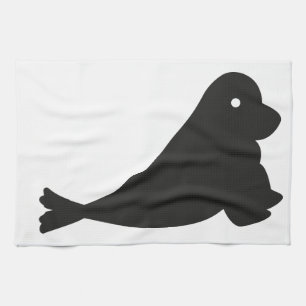 Paño De Cocina Foca pequeña dulce