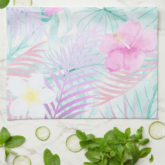 Paño De Cocina Foliage del tiempo de verano (Doblado)