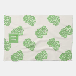 Paño De Cocina Folk Art Cabbage Scatter