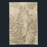 Paño De Cocina Follaje dorado I<br><div class="desc">Floral</div>