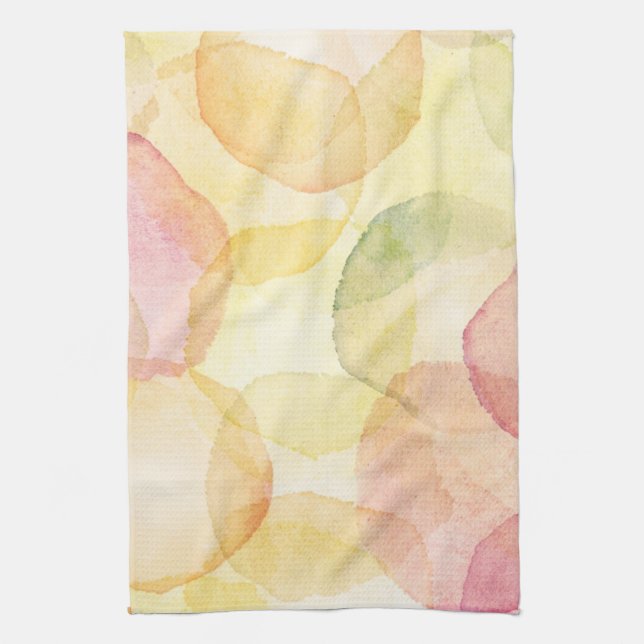 Paño De Cocina Fondo abstracto diseñado con la acuarela (Vertical)