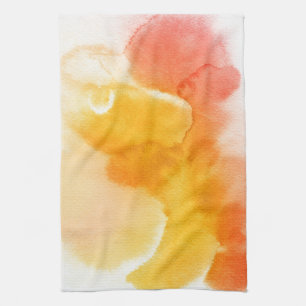 Paño De Cocina Fondo pintado a mano 13 de la acuarela abstracta