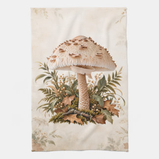 Paño De Cocina Forest Parasol – Elegant Botanical Illustration