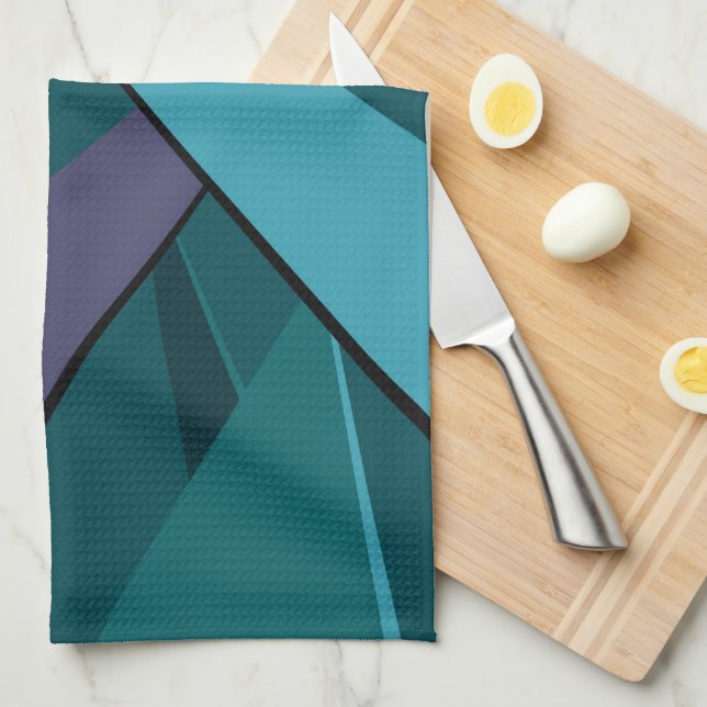 Paño De Cocina Forma geométrica abstracta 6 (Doblado Cuarto)