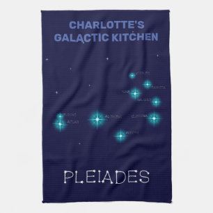 Paño De Cocina Formación Estrella de las Pléyades del Hemisferio 