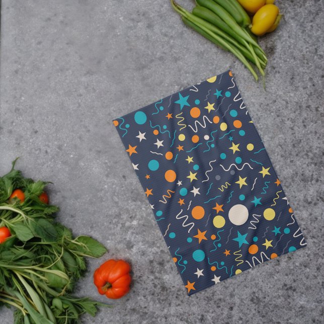 Paño De Cocina Formas Confetti de celebración (Kitchen Towel)
