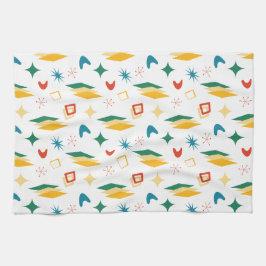 Paño De Cocina Formas Modernas De Mediano Siglo Atómico Retro