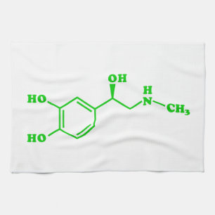 Paño De Cocina Fórmula Química Molecular Adrenalina