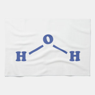 Paño De Cocina Fórmula química molecular de agua