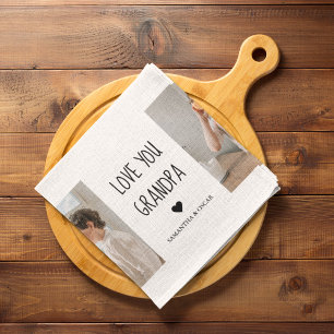 Paño De Cocina Foto de colección moderna Te ama el mejor regalo d