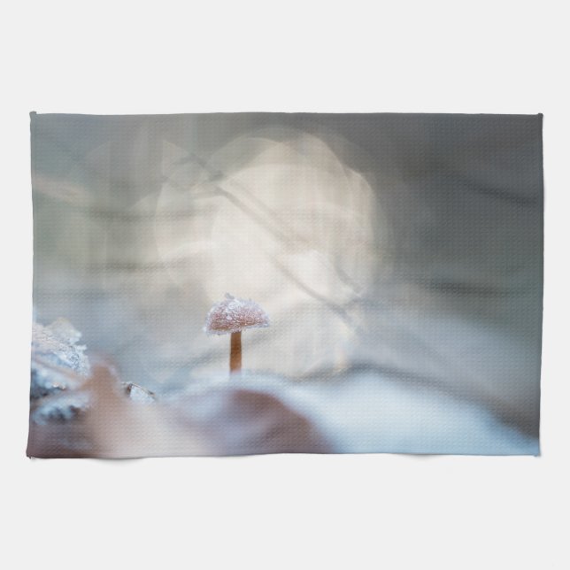 Paño De Cocina Foto de hongo congelado (Horizontal)