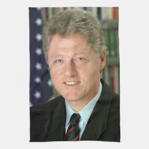 Paño De Cocina Foto de la Casa Blanca del presidente Bill Clinton