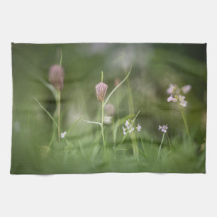 Paño De Cocina Foto de la naturaleza de las flores