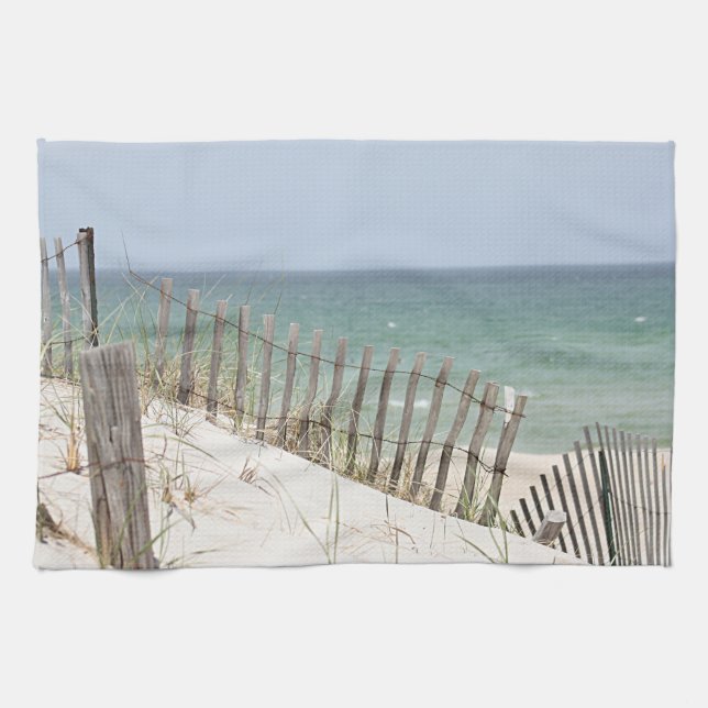 Paño De Cocina Foto de la playa (Horizontal)