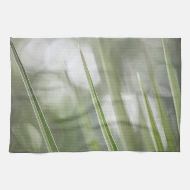 Paño De Cocina Foto de la vegetación de la planta verde (Horizontal)