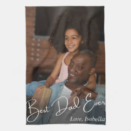 Paño De Cocina Foto del mejor Personalizado de papá