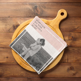 Paño De Cocina Foto moderna Pastel de regalo de la familia rosa