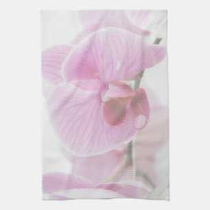 Paño De Cocina Foto rosada elegante de la orquídea