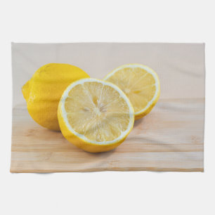Paño De Cocina Fotografía de alimentos de cítricos de limón amari