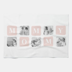 Paño De Cocina Fotografía de Collage de moda y regalo para la mej