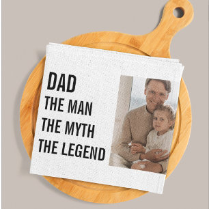 Paño De Cocina Fotografía de Collage moderna Regalo de papá