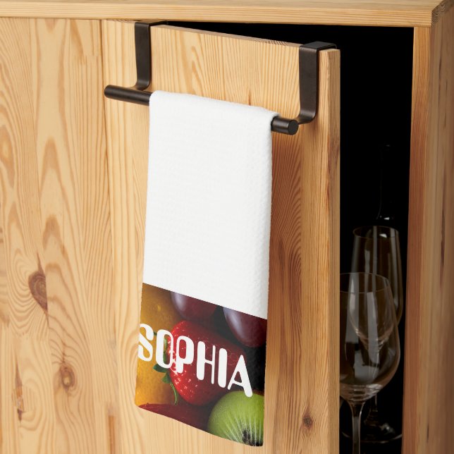 Paño De Cocina Fotografía de fruta viva (Pliegue de tercios)