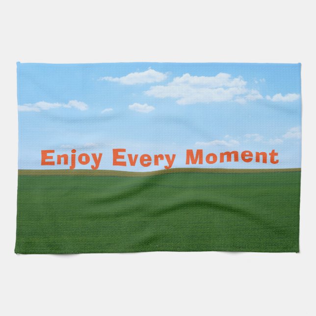 Paño De Cocina Fotografía paisajística de personalizable (Horizontal)