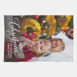 Paño De Cocina Fotos de Personalizado simple de Feliz Navidad