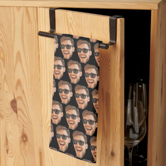 Paño De Cocina Fotos graciosas de cara personalizada