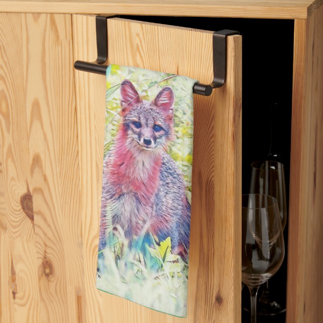 Paño De Cocina Fox Kitchen Towel (Pliegue de tercios)