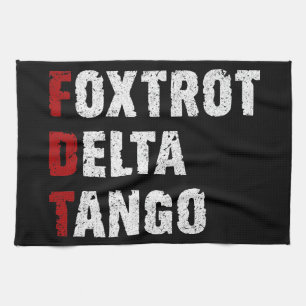 Paño De Cocina Foxtrot Delta Tango