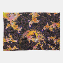 Paño De Cocina Fractal Firestorm Sphere