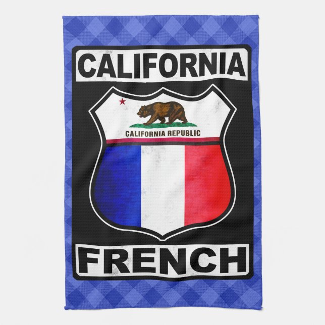 Paño De Cocina Francés americano de California (Vertical)