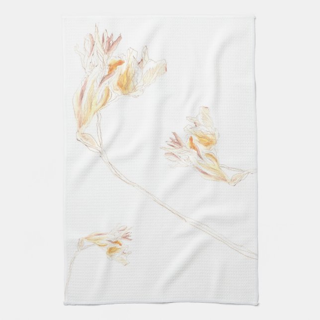Paño De Cocina Freesia seca Nº 3 (Vertical)