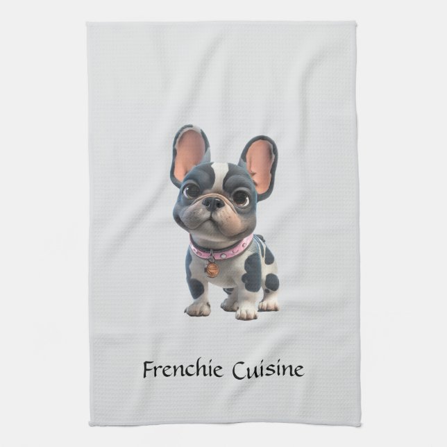 Paño De Cocina French Bulldog (Vertical)