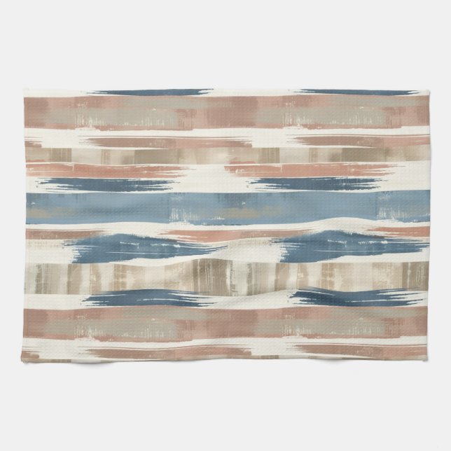 Paño De Cocina French Retro Brush Stripe Kitchen Towels (Horizontal)