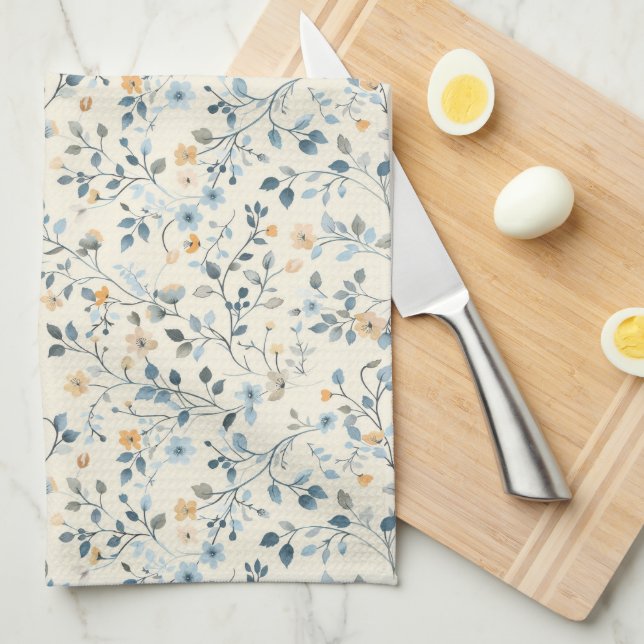 Paño De Cocina French Retro Spring Botanical Kitchen Towels (Doblado Cuarto)