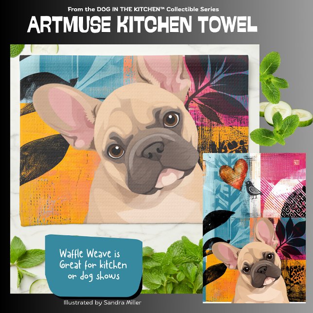 Paño De Cocina FRENCHIE Bulldog Francés (Subido por el creador)