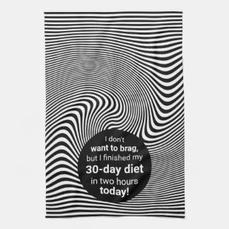 Paño De Cocina Freno sobre el Chiste gracioso de la dieta