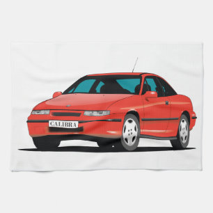 Paño De Cocina Frente rojo de Opel Calibra