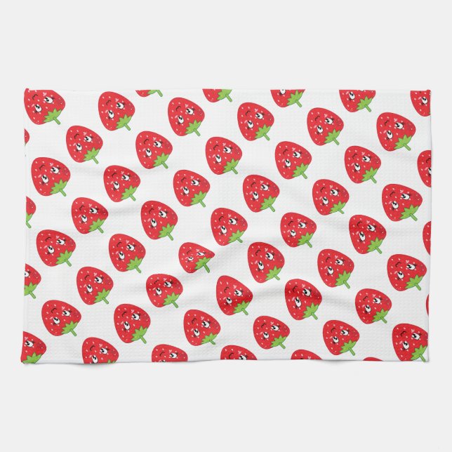 Paño De Cocina Fresas (Horizontal)