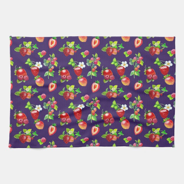PAÑO DE COCINA FRESAS (Horizontal)