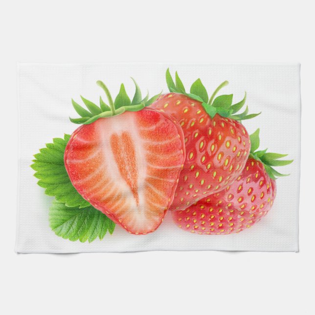 Paño De Cocina Fresas (Horizontal)