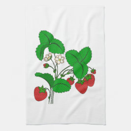 Paño De Cocina Fresas para el desayuno