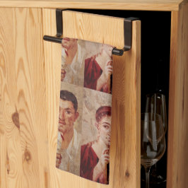 Paño De Cocina Fresco de Baker Terentius Neo y su esposa