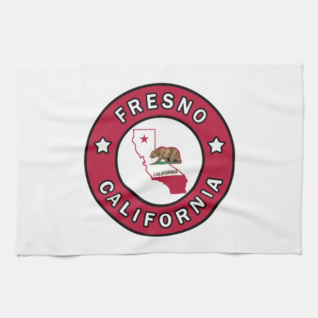 Paño De Cocina Fresno California (Horizontal)