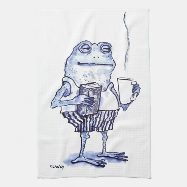Paño De Cocina Froggy Mornings (Vertical)