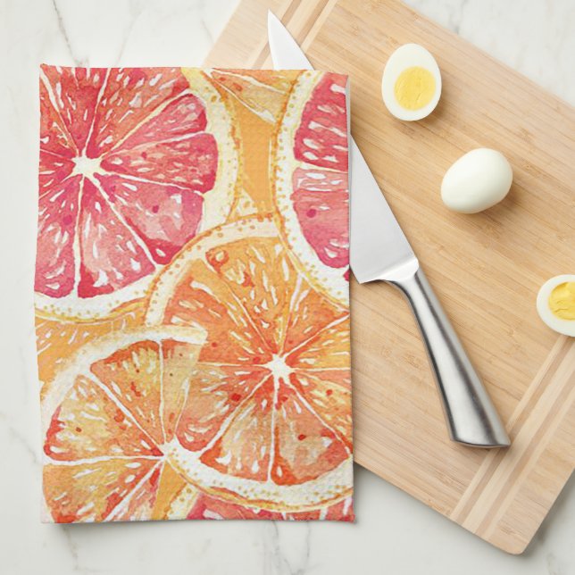 Paño De Cocina Fruta de verano (Doblado Cuarto)