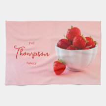 Frutas de Fresa Roja con Apellido